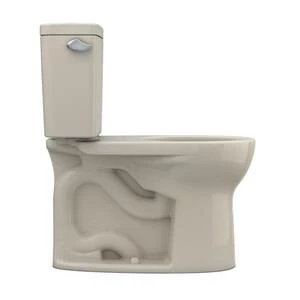 Cheap 🤩 TOTO Drake® DRAKE 2PC ROUND FRONT TOILET 1.28GPF CEFIONTECT BONE ⌛ 2 Cheap 🤩 TOTO Drake® DRAKE 2PC ROUND FRONT TOILET 1.28GPF CEFIONTECT BONE ⌛ - Image 2