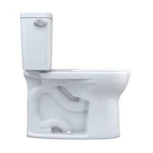 Top 10 👍 TOTO Drake® DRAKE 2PC ROUND FRONT TOILET 1.28GPF CEFIONTECT COTTON 🌟 2 Top 10 👍 TOTO Drake® DRAKE 2PC ROUND FRONT TOILET 1.28GPF CEFIONTECT COTTON 🌟 - Image 2