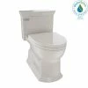 Promo 👏 TOTO Soiree® 1.28 gpf Elongated One Piece Toilet with Left-Hand Trip Lever in Bone 💯