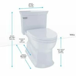 Promo 👏 TOTO Soiree® 1.28 gpf Elongated One Piece Toilet with Left-Hand Trip Lever in Bone 💯 -TOTO Sales Store Query 115