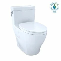 Cheap 👍 TOTO Aimes® 1.28 gpf Elongated One Piece Toilet in Colonial White 💯