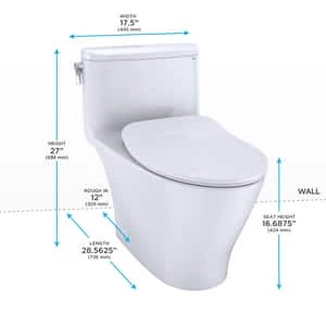 Buy ⭐ TOTO Nexus® 1.28 gpf Elongated One Piece Toilet in Cotton 💯 5 Buy ⭐ TOTO Nexus® 1.28 gpf Elongated One Piece Toilet in Cotton 💯 - Image 5