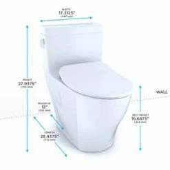 Outlet ✨ TOTO Legato® 1.28 gpf Elongated One Piece Toilet in Cotton ✨ 9 Outlet ✨ TOTO Legato® 1.28 gpf Elongated One Piece Toilet in Cotton ✨ -TOTO Sales Store Query 187