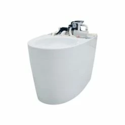 Discount 🔔 TOTO Neorest® 1.0 gpf Elongated ADA Wall Mount Toilet Bowl in Cotton 👍