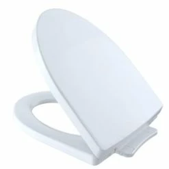 Outlet 🤩 TOTO Soiree® Elongated Closed Front Toilet Seat with Cover in Cotton 😍