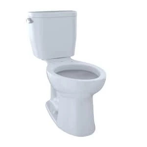 Deals 😉 TOTO Entrada™ 1.28 gpf Elongated Floor Mount Two Piece Toilet in Cotton ❤️ 2 Deals 😉 TOTO Entrada™ 1.28 gpf Elongated Floor Mount Two Piece Toilet in Cotton ❤️ - Image 2