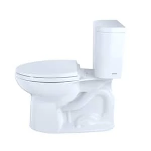 Deals 😉 TOTO Entrada™ 1.28 gpf Elongated Floor Mount Two Piece Toilet in Cotton ❤️ 3 Deals 😉 TOTO Entrada™ 1.28 gpf Elongated Floor Mount Two Piece Toilet in Cotton ❤️ - Image 3