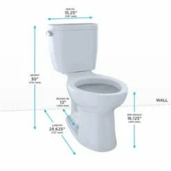 Deals 😉 TOTO Entrada™ 1.28 gpf Elongated Floor Mount Two Piece Toilet in Cotton ❤️ 11 Deals 😉 TOTO Entrada™ 1.28 gpf Elongated Floor Mount Two Piece Toilet in Cotton ❤️ -TOTO Sales Store Query 266
