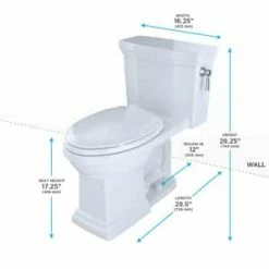 Hot Sale ⭐ TOTO Promenade® II 1.28 gpf One Piece Elongated Bowl Closed Front Toilet in Cotton ⭐ 5 Hot Sale ⭐ TOTO Promenade® II 1.28 gpf One Piece Elongated Bowl Closed Front Toilet in Cotton ⭐ -TOTO Sales Store Query 330