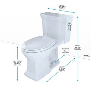 Hot Sale ⭐ TOTO Promenade® II 1.28 gpf One Piece Elongated Bowl Closed Front Toilet in Cotton ⭐ 3 Hot Sale ⭐ TOTO Promenade® II 1.28 gpf One Piece Elongated Bowl Closed Front Toilet in Cotton ⭐ - Image 3