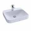 Best reviews of 🧨 TOTO Arvina™ 4-3/4 in. 1-Hole 1-Bowl Vessel Lavatory Sink with Center Drain in Cotton ✨