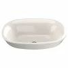 Outlet ❤️ TOTO Maris® 19-1/2 x 15-5/32 in. 1-Bowl Semi Recessed Vitreous China Oval Lavatory Sink with Center Drain in Sedona Beige 😀