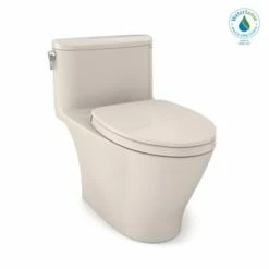Coupon 🎁 TOTO Nexus® 1.28 gpf Elongated One Piece Toilet with Left-Hand Trip Lever in Sedona Beige 🌟