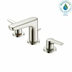 Deals ❤️ TOTO Two Handle Widespread Bathroom Sink Faucet in Brushed Nickel Lever Handle 🎉