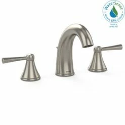 Wholesale ❤️ TOTO Silas® Two Handle Widespread Bathroom Sink Faucet in Brushed Nickel Lever Handle 🌟