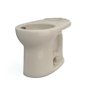 New 🧨 TOTO Eco Drake® DRAKE ROUND BOWL CEFIONTECT BONE COLOR 🎁 6 New 🧨 TOTO Eco Drake® DRAKE ROUND BOWL CEFIONTECT BONE COLOR 🎁 - Image 6