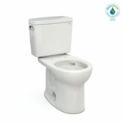 Promo ❤️ TOTO Drake® DRAKE 2PC ROUND FRONT TOILET CEFIONTECT COLONIAL WHITE ✨