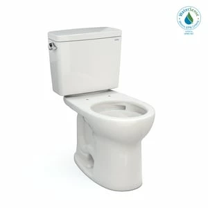 Promo ❤️ TOTO Drake® DRAKE 2PC ROUND FRONT TOILET CEFIONTECT COLONIAL WHITE ✨ 1 Promo ❤️ TOTO Drake® DRAKE 2PC ROUND FRONT TOILET CEFIONTECT COLONIAL WHITE ✨