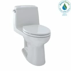Deals 🧨 TOTO Eco UltraMax® 1.28 gpf Elongated Floor Mount One Piece Toilet in Colonial White 💯