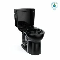 New 😉 TOTO Drake® DRAKE 2PC ROUND FRONT TOILET 1.6GPF EBONY 👏