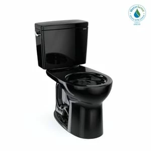 New 😉 TOTO Drake® DRAKE 2PC ROUND FRONT TOILET 1.6GPF EBONY 👏 1 New 😉 TOTO Drake® DRAKE 2PC ROUND FRONT TOILET 1.6GPF EBONY 👏